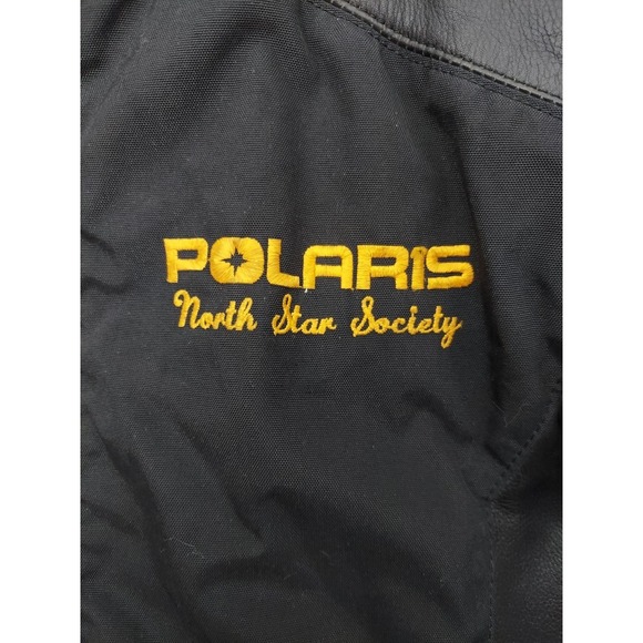 Polaris leather Motorcycle Jacket Mens Large Black Hein Gericke Biker Moto - Picture 10 of 16